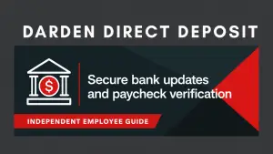 Darden Direct Deposit featured guide: secure bank updates and paycheck verification