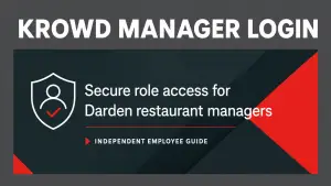 Krowd Manager Login featured guide: secure role access for darden restaurant managers
