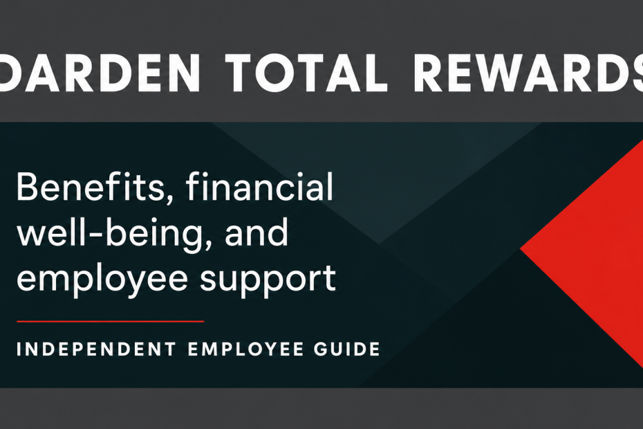 Darden Total Rewards featured guide: benefits, financial well-being, and employee support