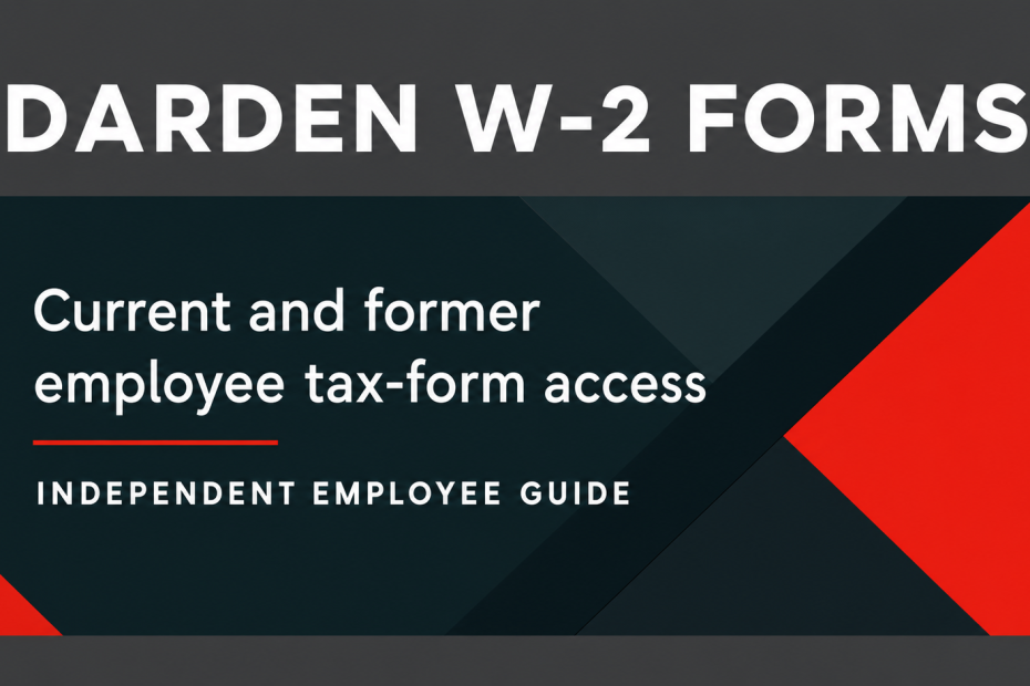 Darden W-2 Forms featured guide: current and former employee tax-form access